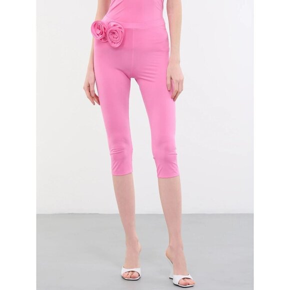 MAGDA BUTRYM Flower Legging in Pink 38 New Womens Spandex Shorts - Picture 11 of 16